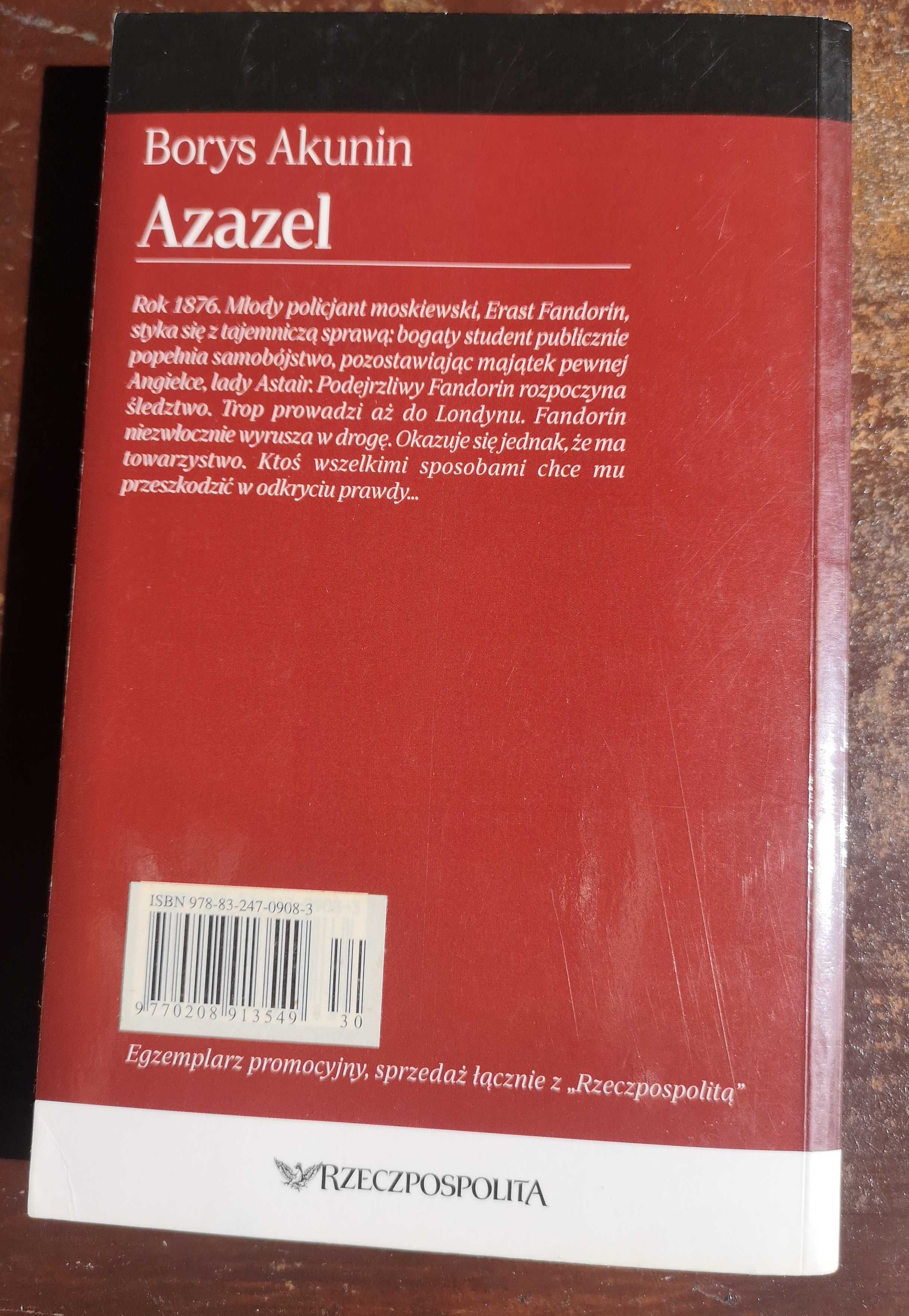 Azazel Borys Akunin kryminał