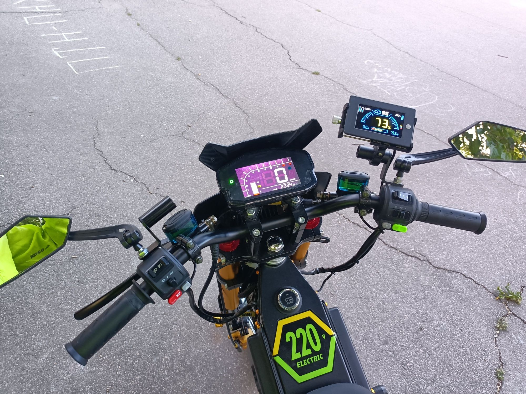 Електробайк Electric Enduro NVL 120 2(7)кВт 30Аг