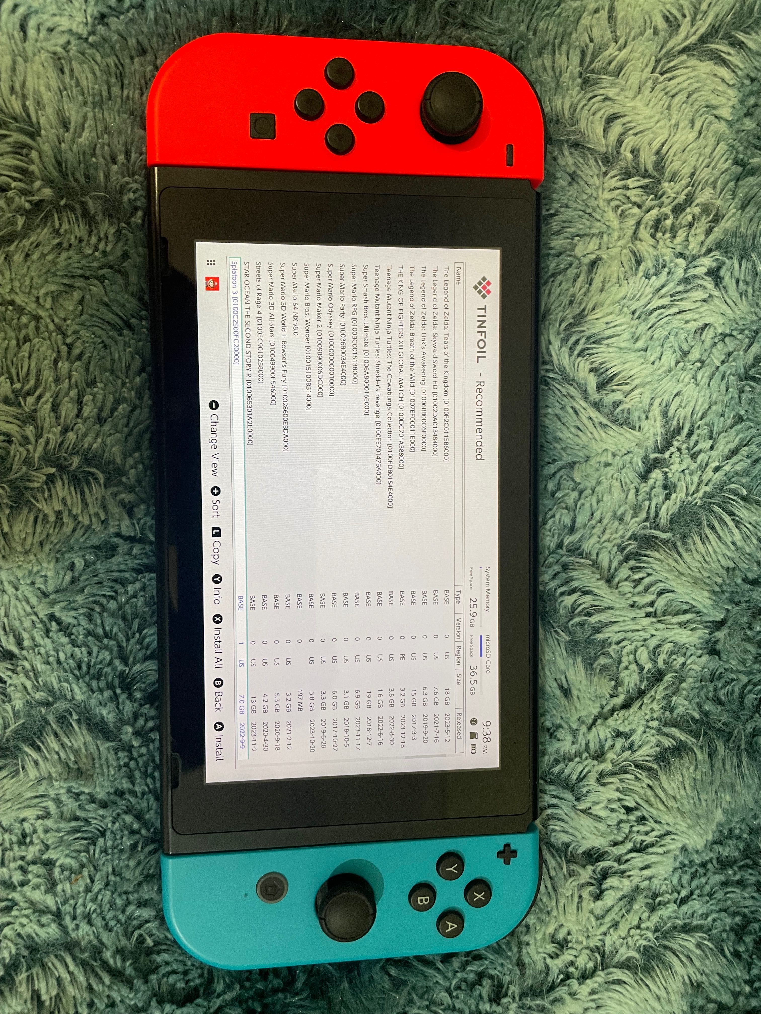 Nintendo switch v1 unpatched desbloqueada