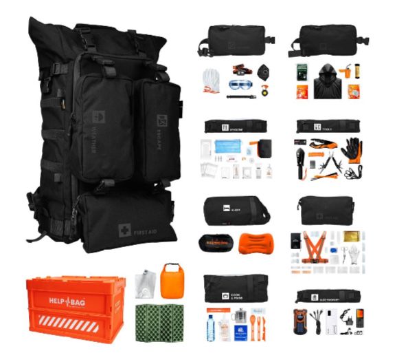 Аварійний набір для евакуації Help Bag Max - Shadow Black
