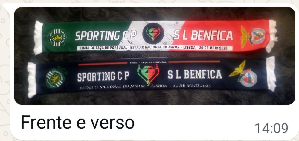 Cachecol Final da taça de Portugal 2025