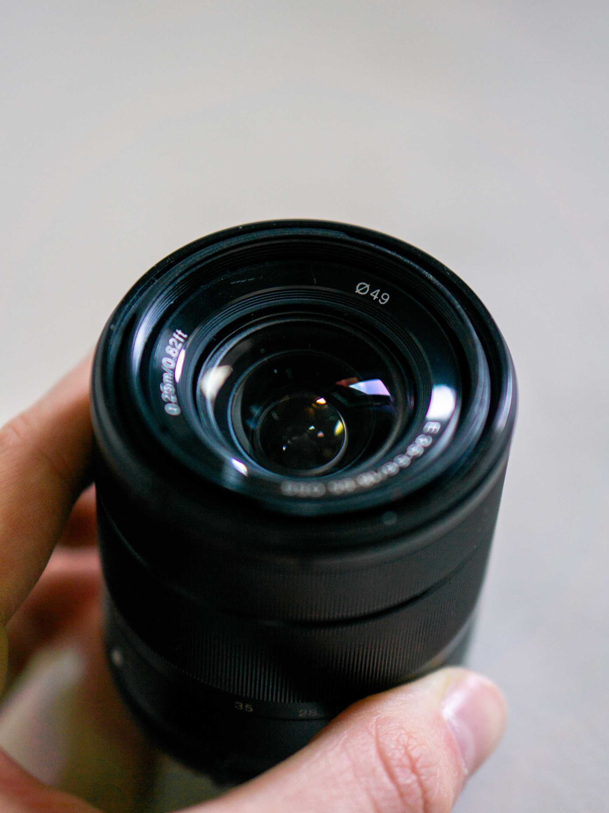 Obiektyw sel1855 oss Sony e mount