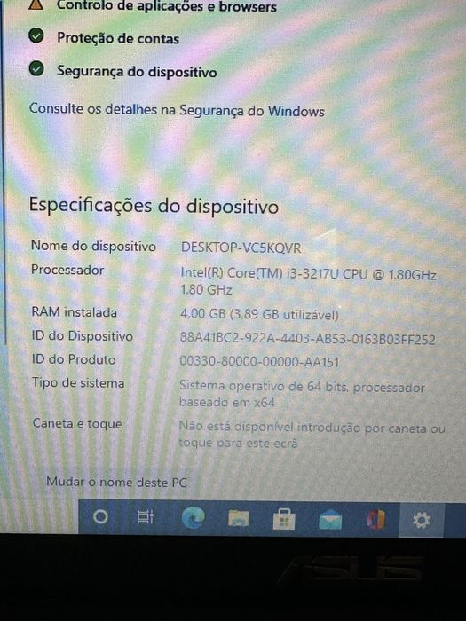 Portatil ASUS em boas condições.