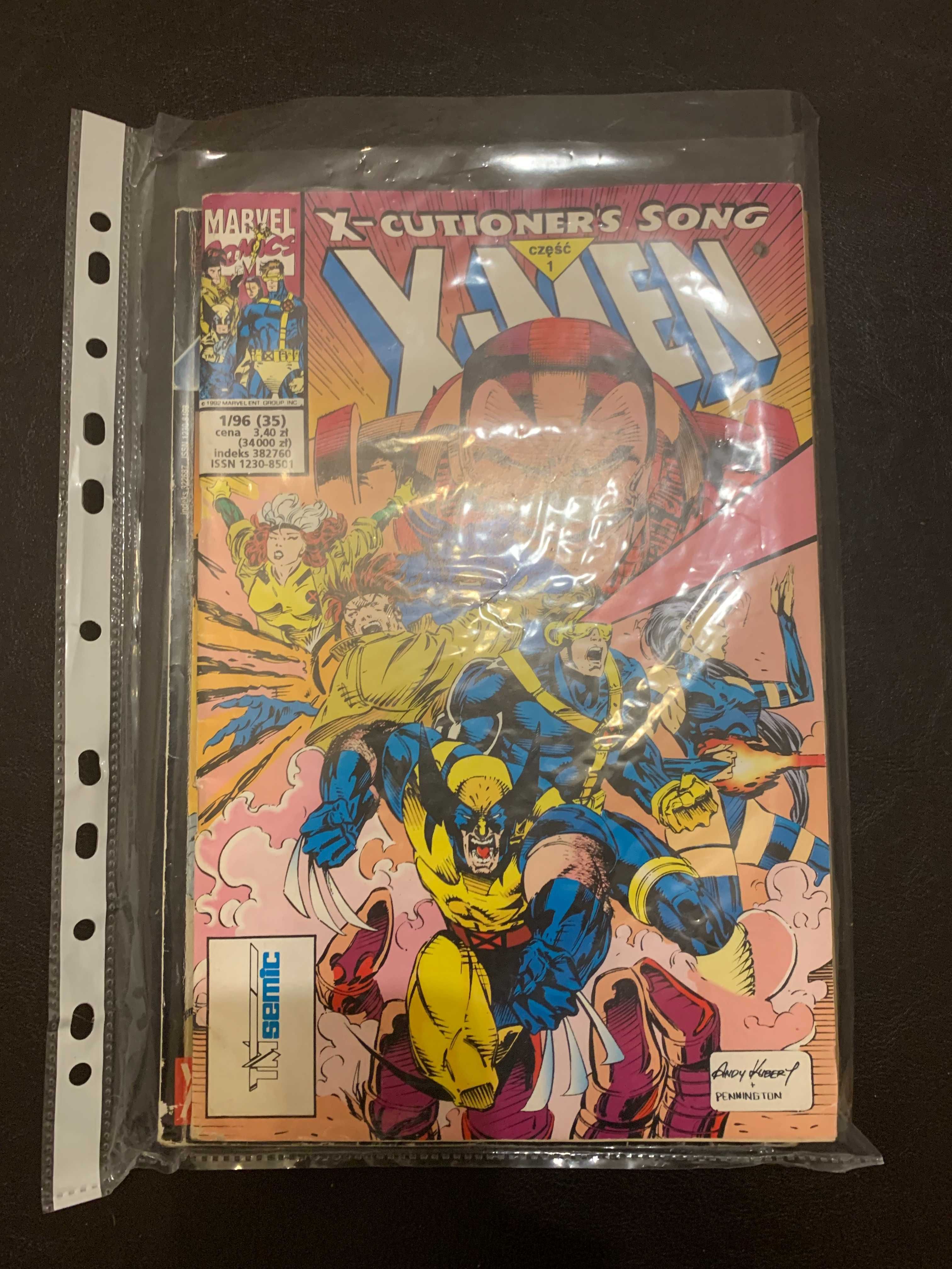 X-Men Pieśń Egzekutora tm-semic 1-3/96 + Mega Marvel 1/96