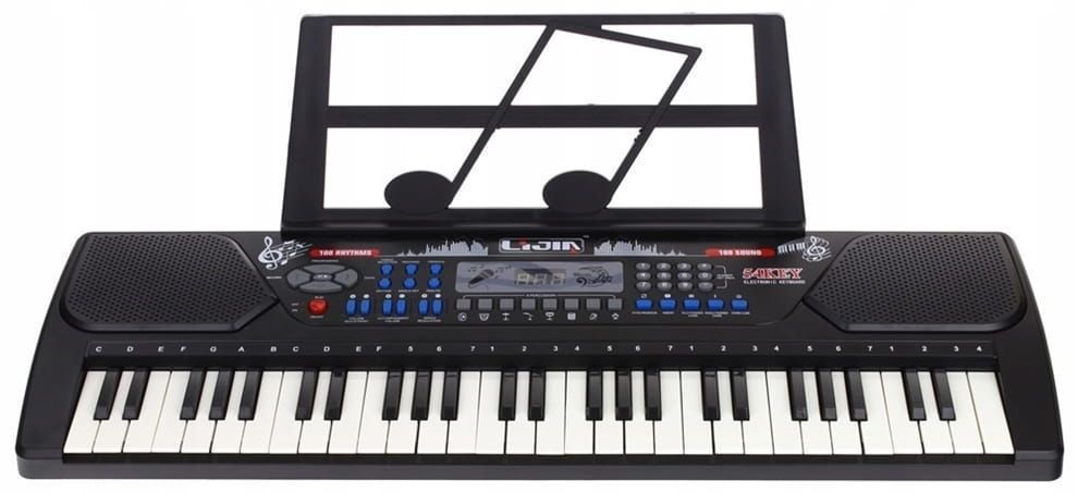 Keyboard Pianino Duże Organy Dla Dzieci Do Nauki Gry 54 Klawisze
