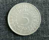 Moneta 5 marek 1965 srebro