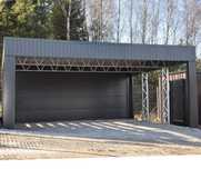 Wiata garażowa Carport, Wiata pod fotowoltaikę konstrukcja ocynkowana