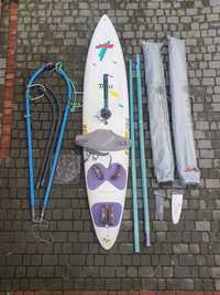 Deska windsurfingowa Tiga Rebel 295 / kompletna / windsurfing /2 żagle