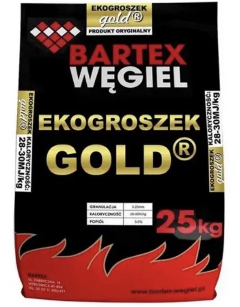 NAJTANIEJ! Ekogroszek Ogień Ultra 29 MJ węgiel groszek Ogień Ultra