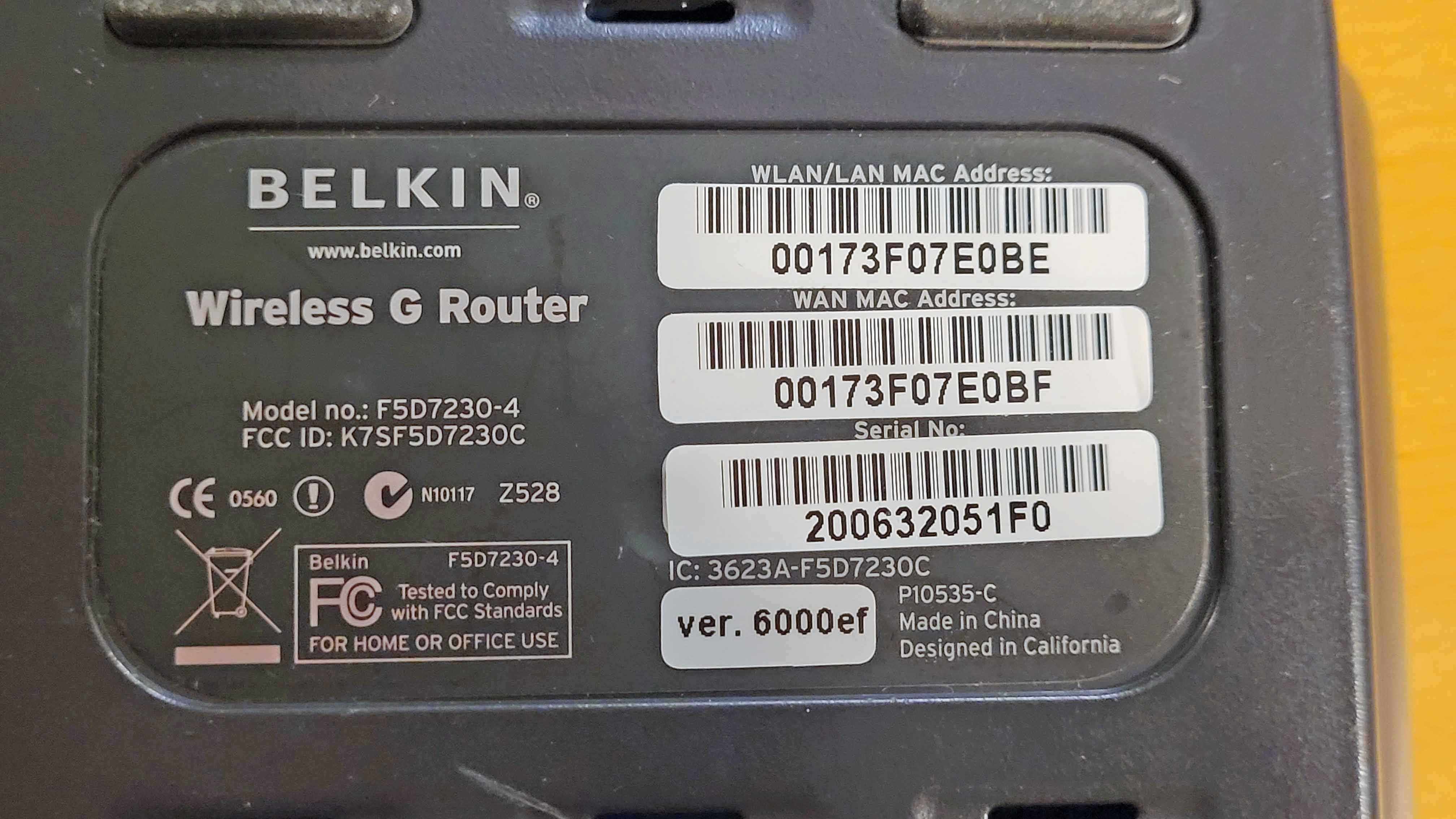 Belkin Router F5D7230-4