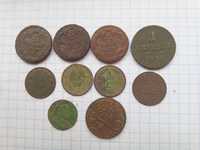 Крейцер, грош, kreuzer, монети Австрії, Польщі 1700-1900рр.Ціна за всі