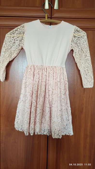 Сукня святкова рожева для дівчинки 110 см