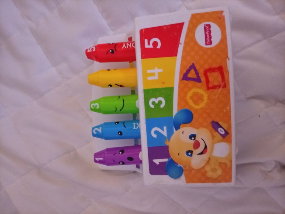 Fischer Price uczące kredki j polski