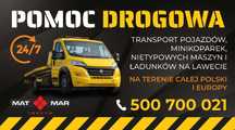 Pomoc drogowa 24/7 holowanie awaria wypadek transport