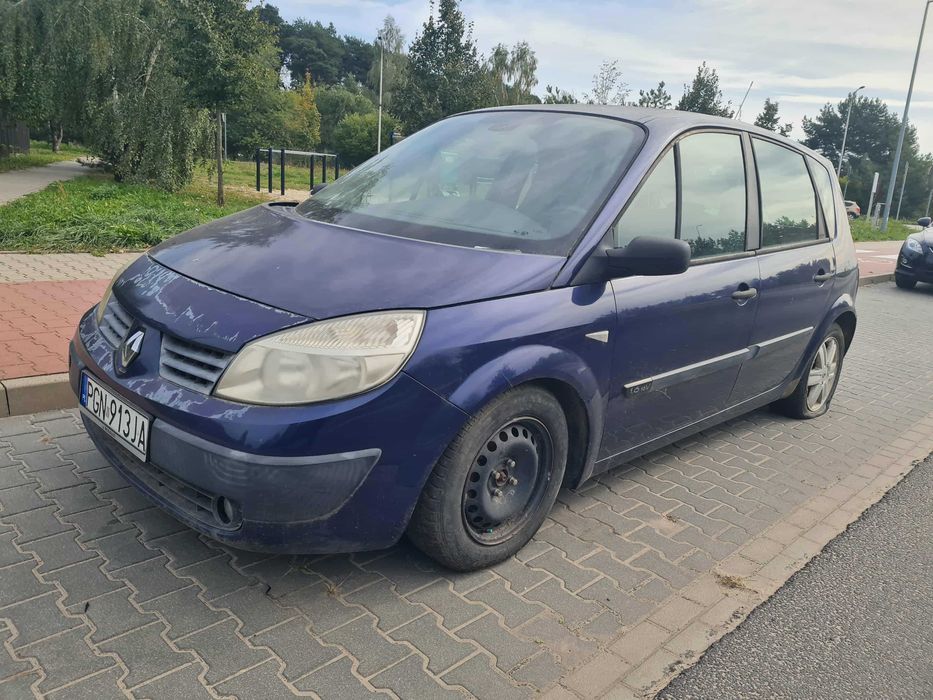 Renault scenic 1.6 benznyna+ gaz uszkodzony
