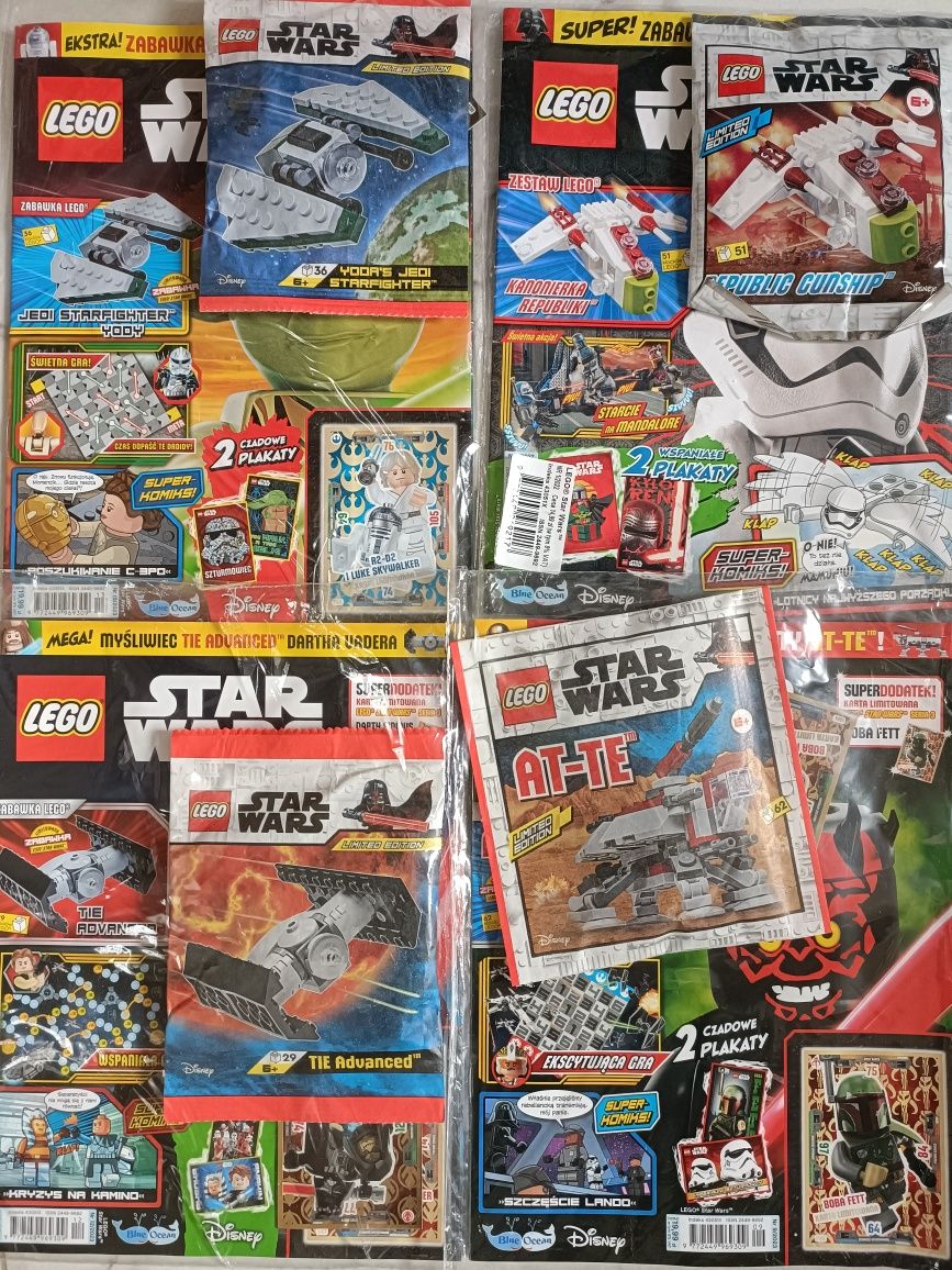 Lego Star Wars różne rodzaje