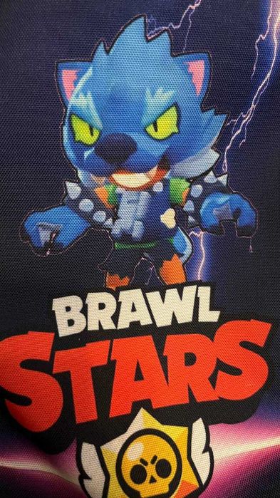рюкзак з ортопедичною спинкою каркасн мото машинка космос brawl stars