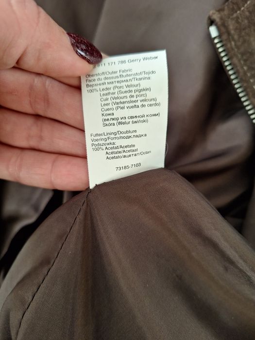 Marynarka kurtka skórzana Gerry Weber rozmiar M