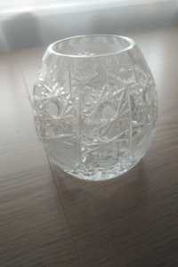 zdobiona kryształowa kula/wazon  prl