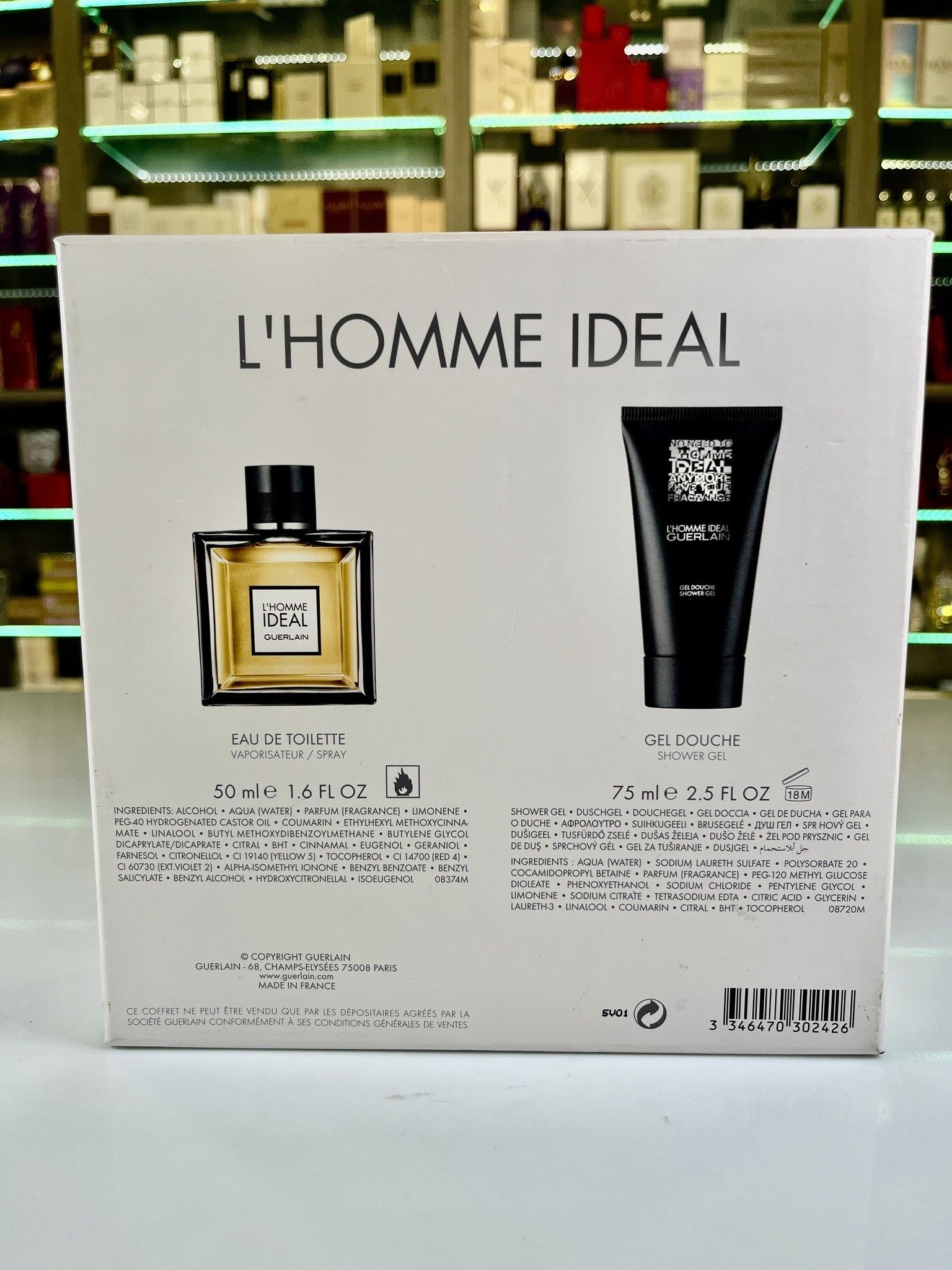 Zestaw Guerlain L'Homme Ideal 50ml Eau De Toilette UNIKAT Zestaw 50ml