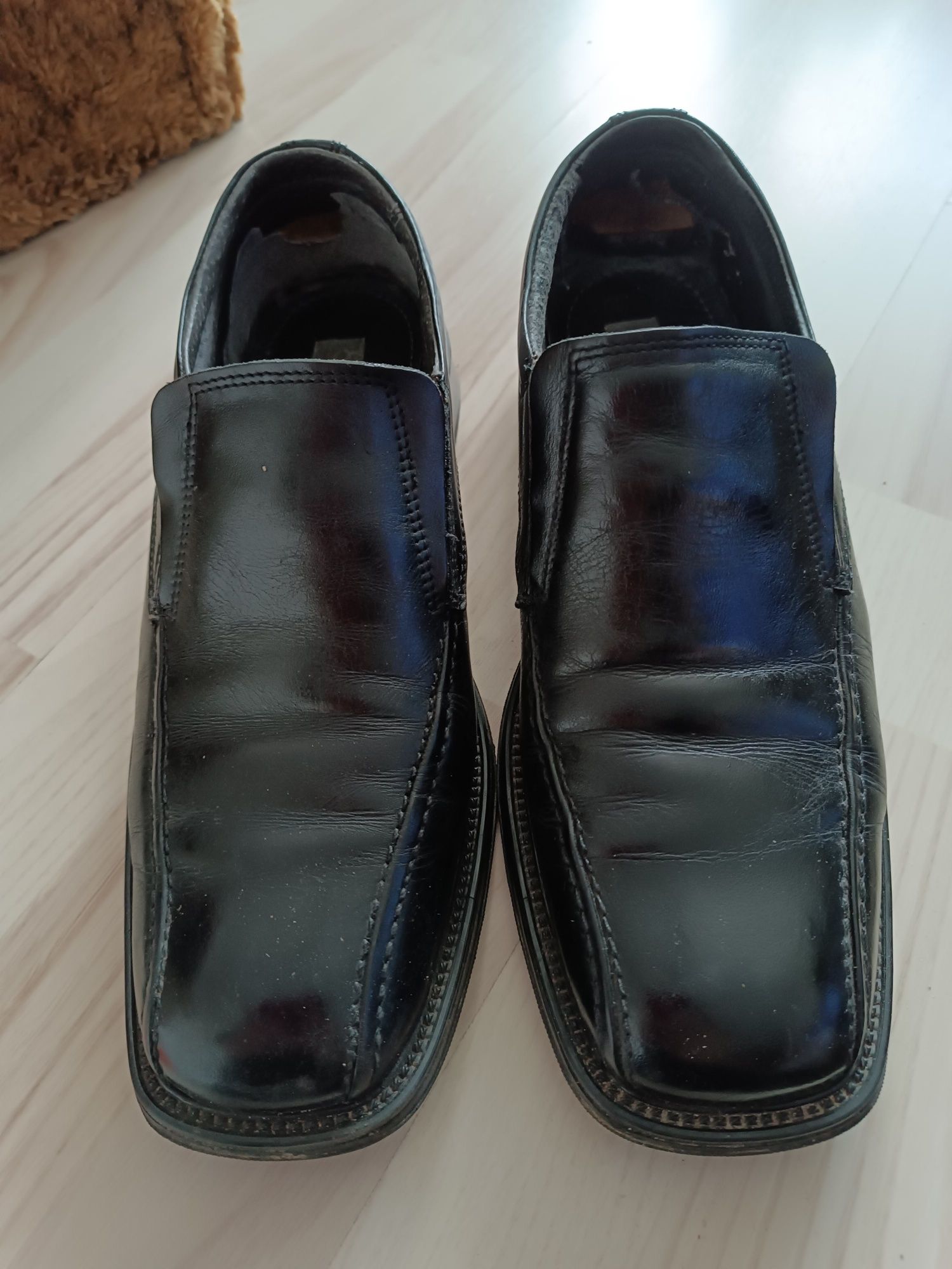Skórzane buty męskie,mokasyny (28cm), Łódź