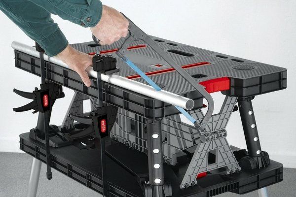Стіл верстак Keter Pro 237005 професійний + 2 струбцини