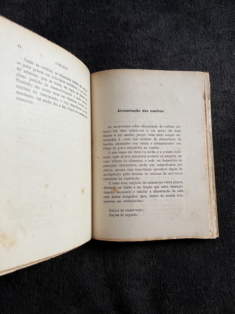 Livro Coelhos Dr. A.Jacinto Pereira 1942