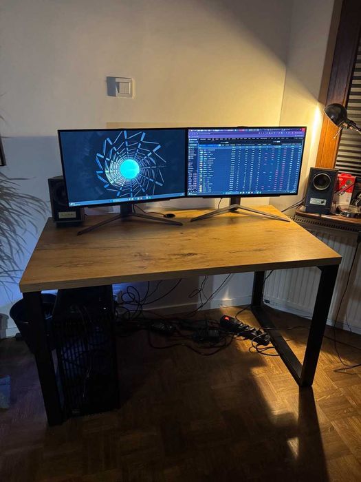 Biurko Loft dąb MARCO GAME - 130cm x 70cm