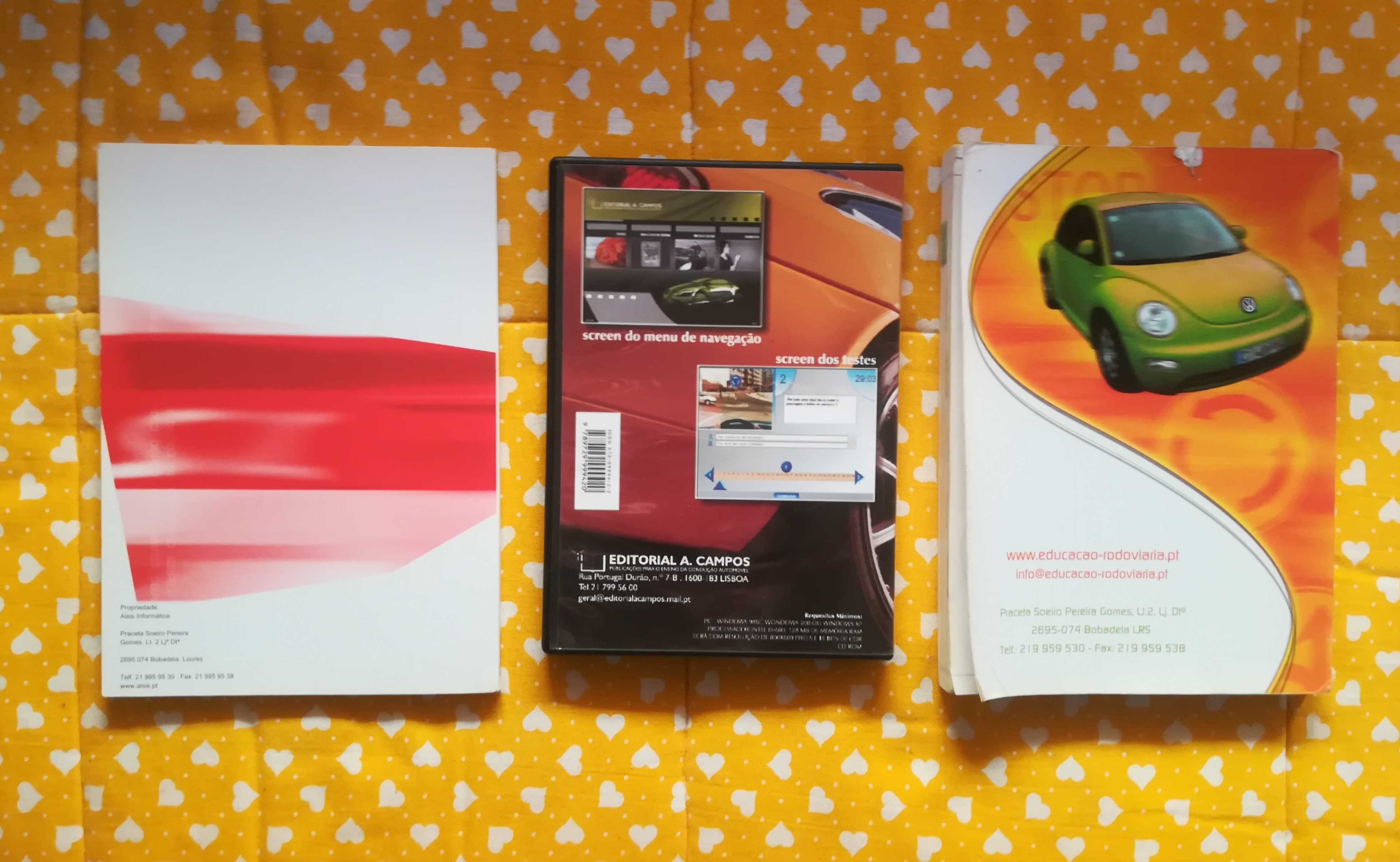 Livro código antigo + livro e 2 CD de testes tudo 4€