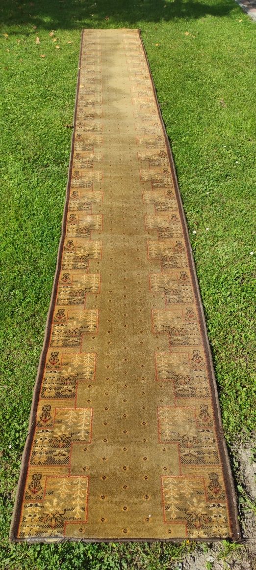 Chodnik dywanowy z domieszką welny 5,5 metra szer 60 cm w dobrym stani