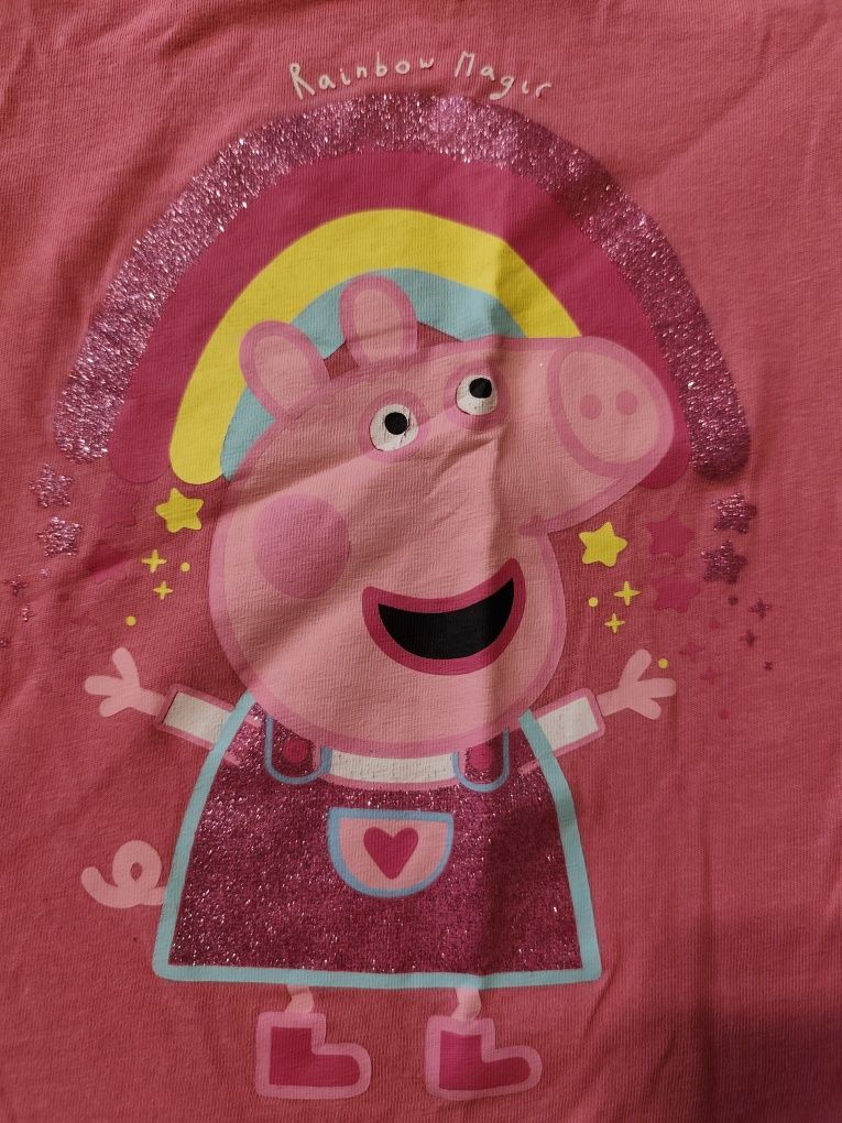 Koszulka dziewczęca 104 t-shirt dziewczęcy Świnka Peppa 104