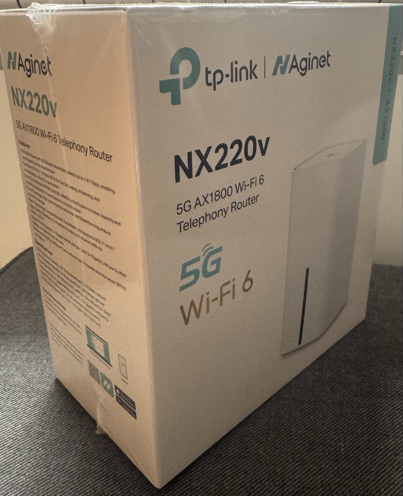 Ruter  GSM 5G TP-Link NX220v, MESH- nowy zafoliowany !!!