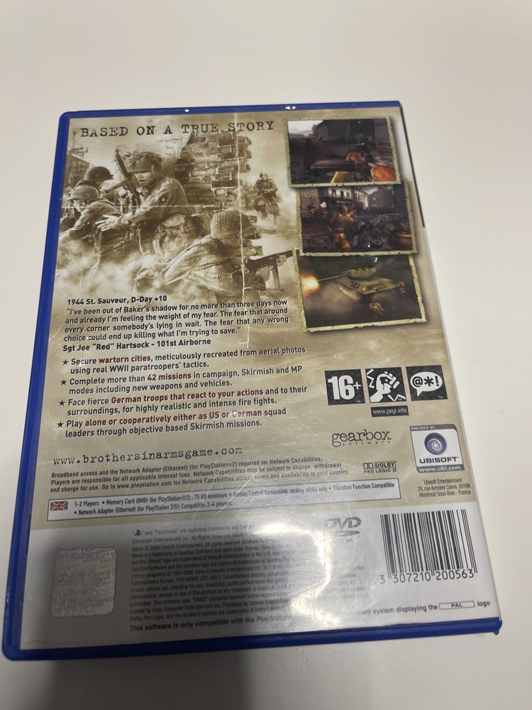 Brothers in Arms Earned in Blood PS2