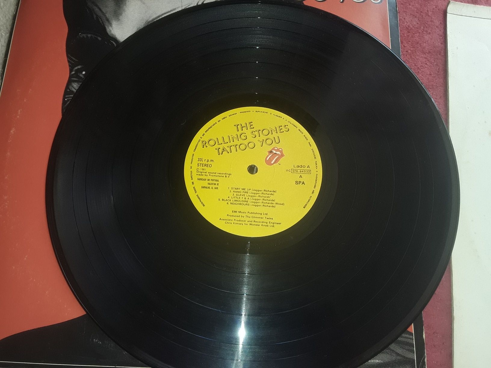 Vinil rolling stone beatles