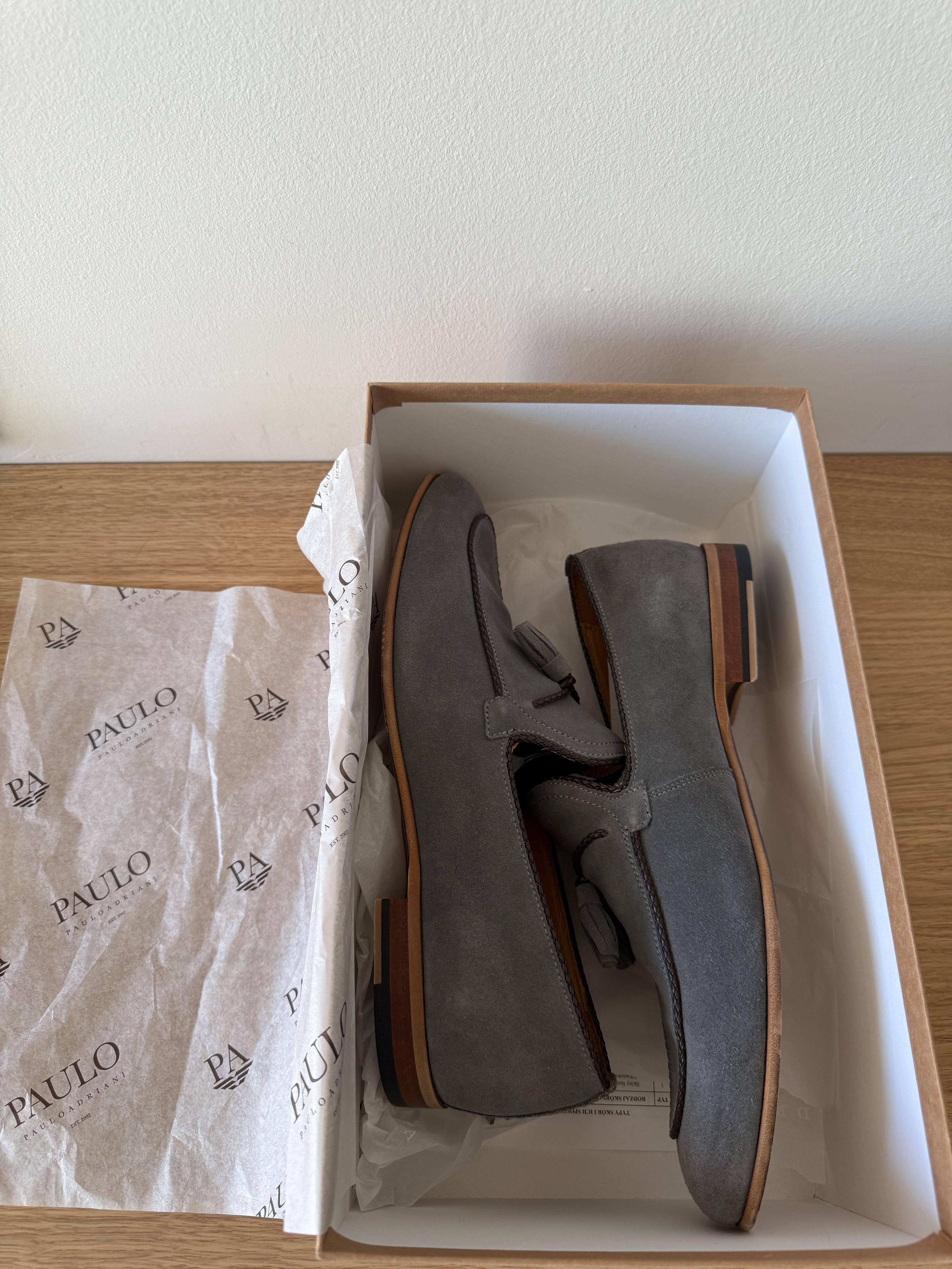 Buty mokasyny Pauloadriani szare 42