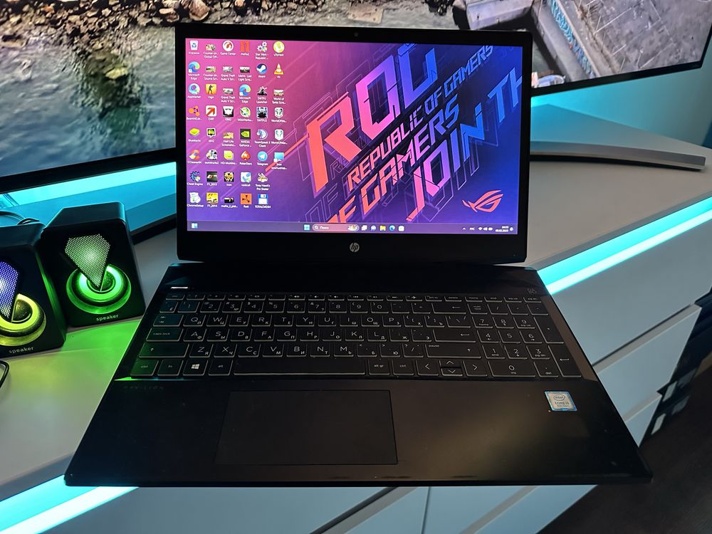 Игровой Быстрый Hp Gaming 2022г + Комплект Девайсов