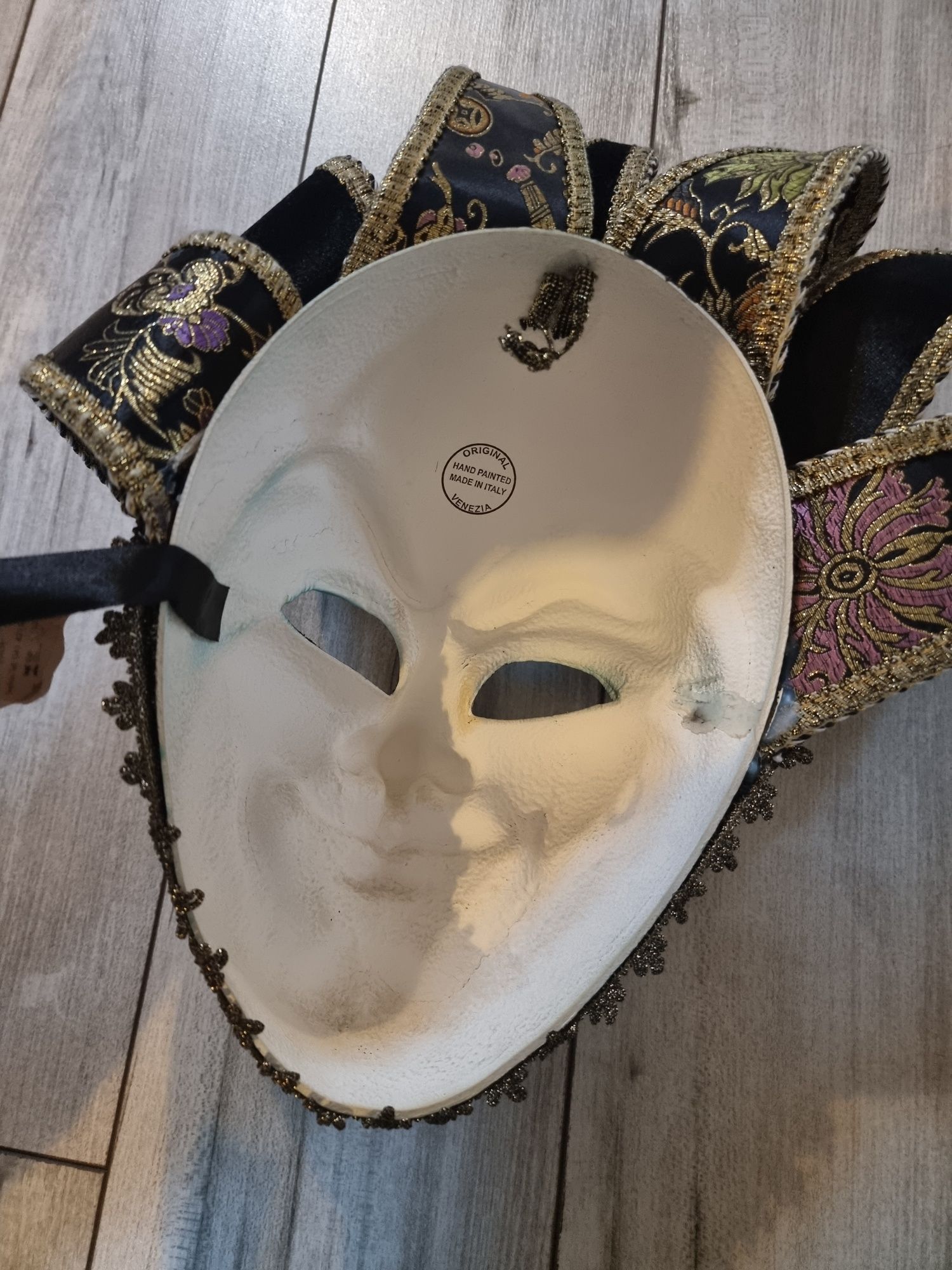 La maschera del galeone maska venecka ręcznie malowana