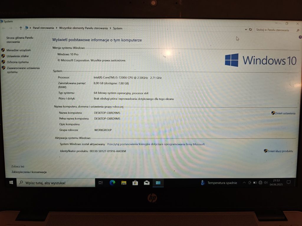 Laptop HP elitebook 840 G4 + stacja dokująca