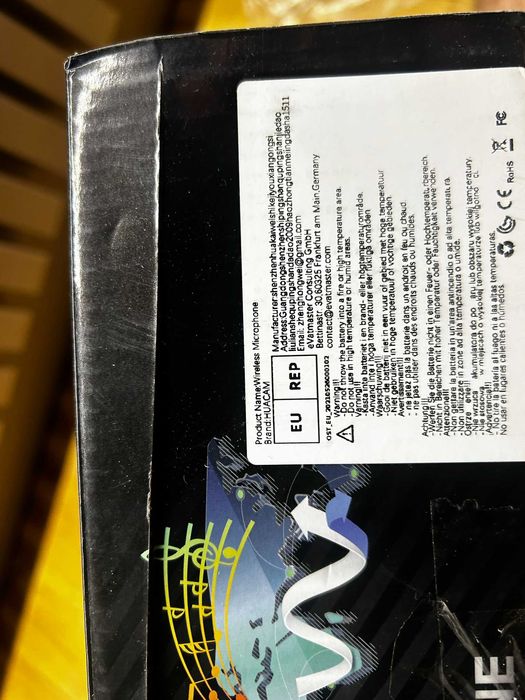 HUACAM Profesjonalny Mikrofon Bezprzewodowy