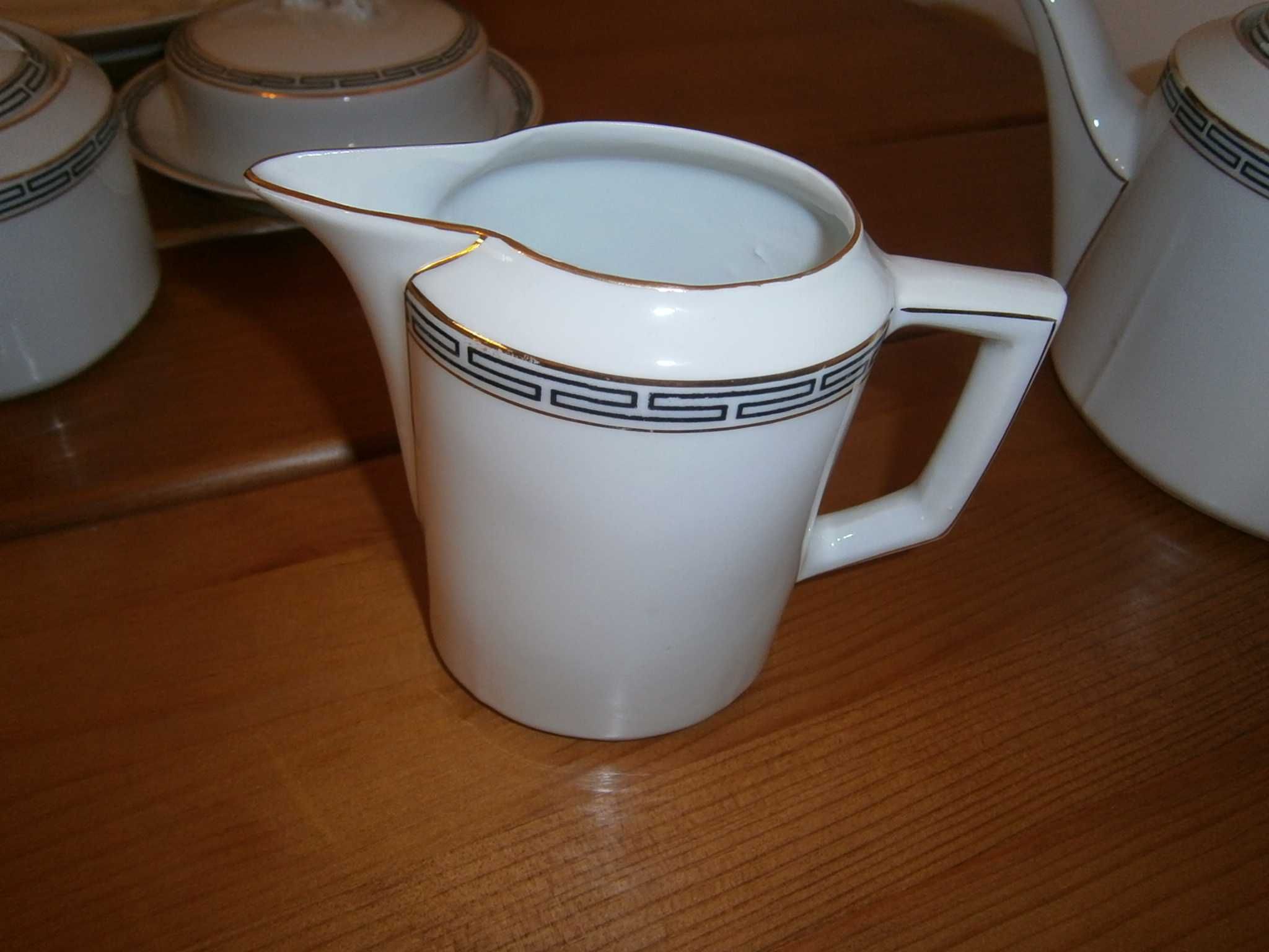 Serviço Chá porcelana antiga alemã, raro, Bavaria, anos 1930/40