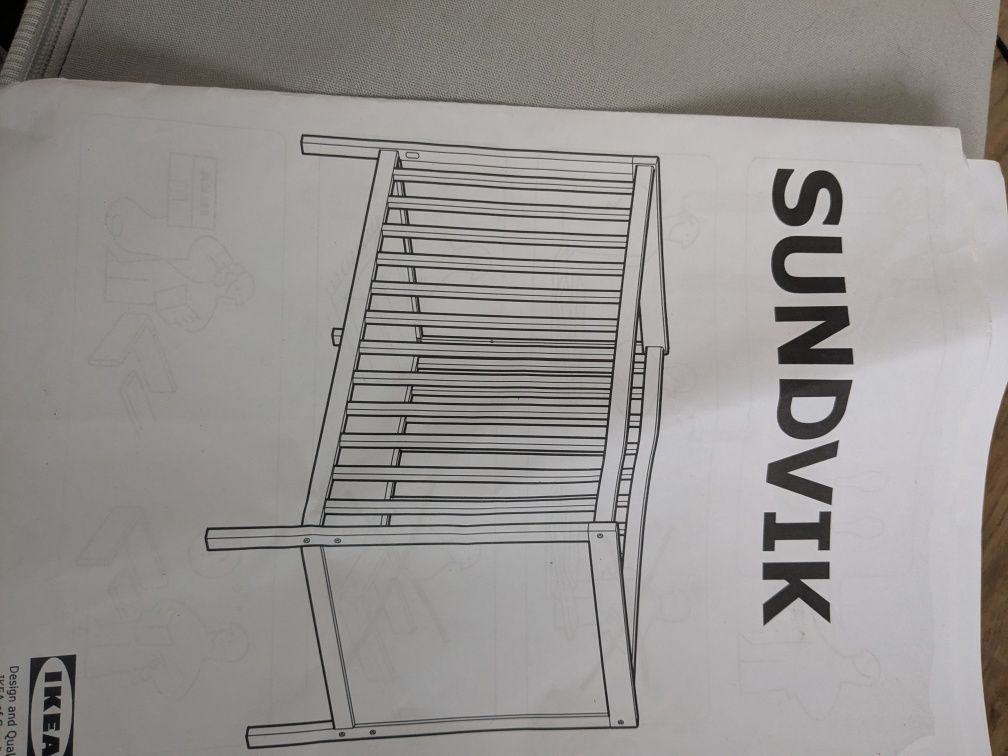 Łóżeczko sundvik Ikea