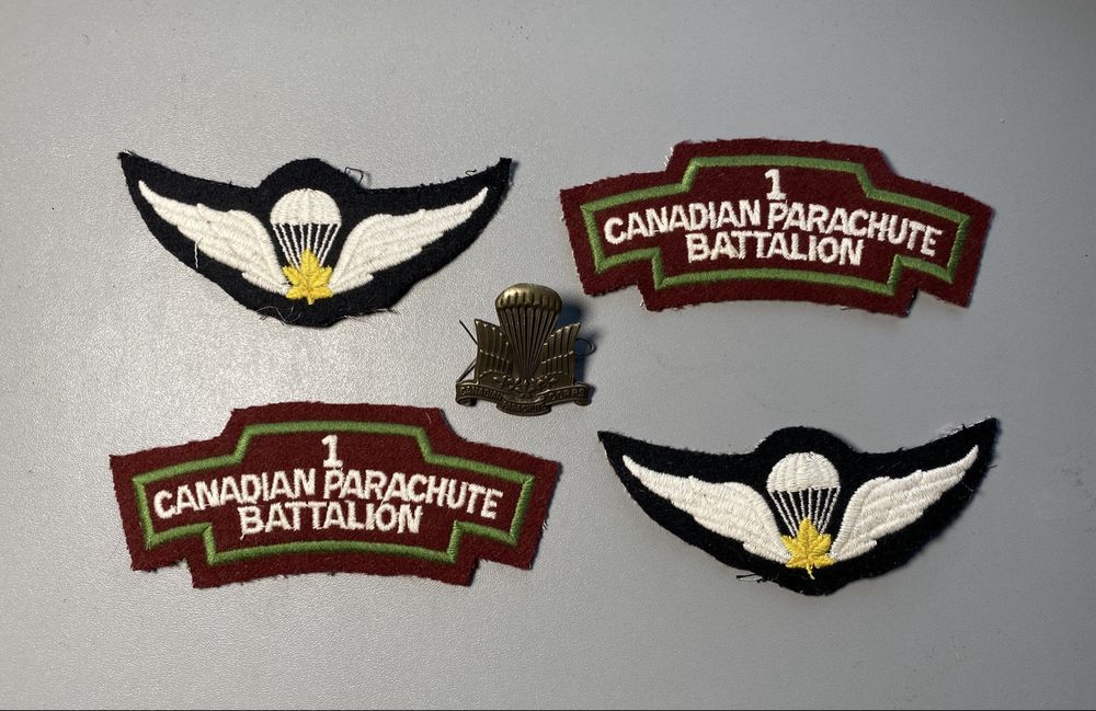 Naszywki 1st Canadian Parachute Battalion WW2