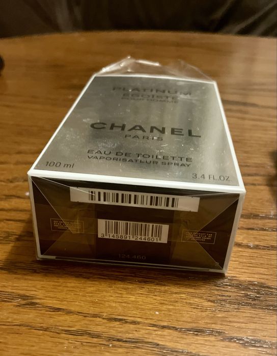 Flakon butelka po wodzie toaletowej chanel platinum egoiste