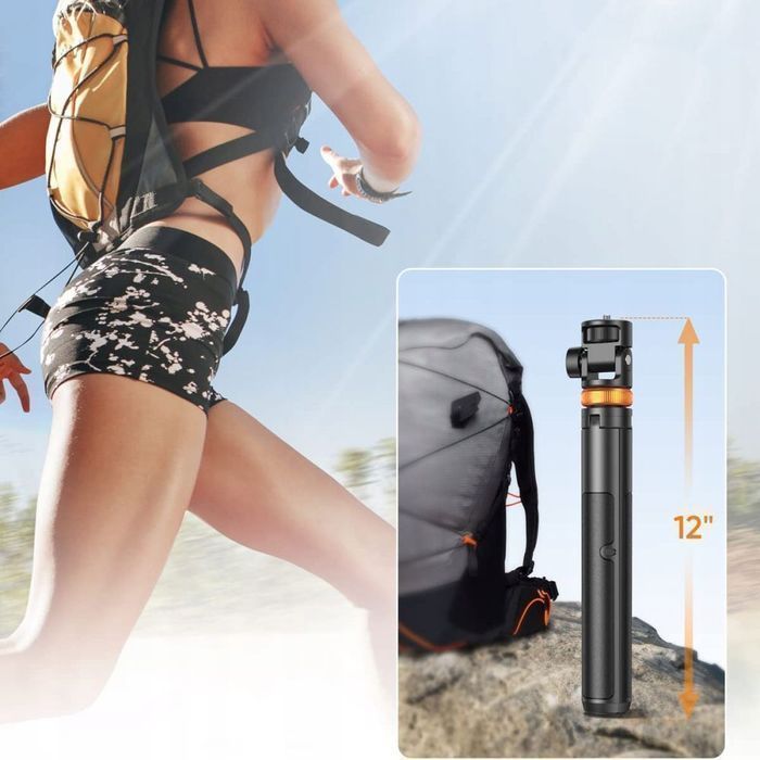 Tech-Protect L03S Bluetooth Selfie Stick Tripod White