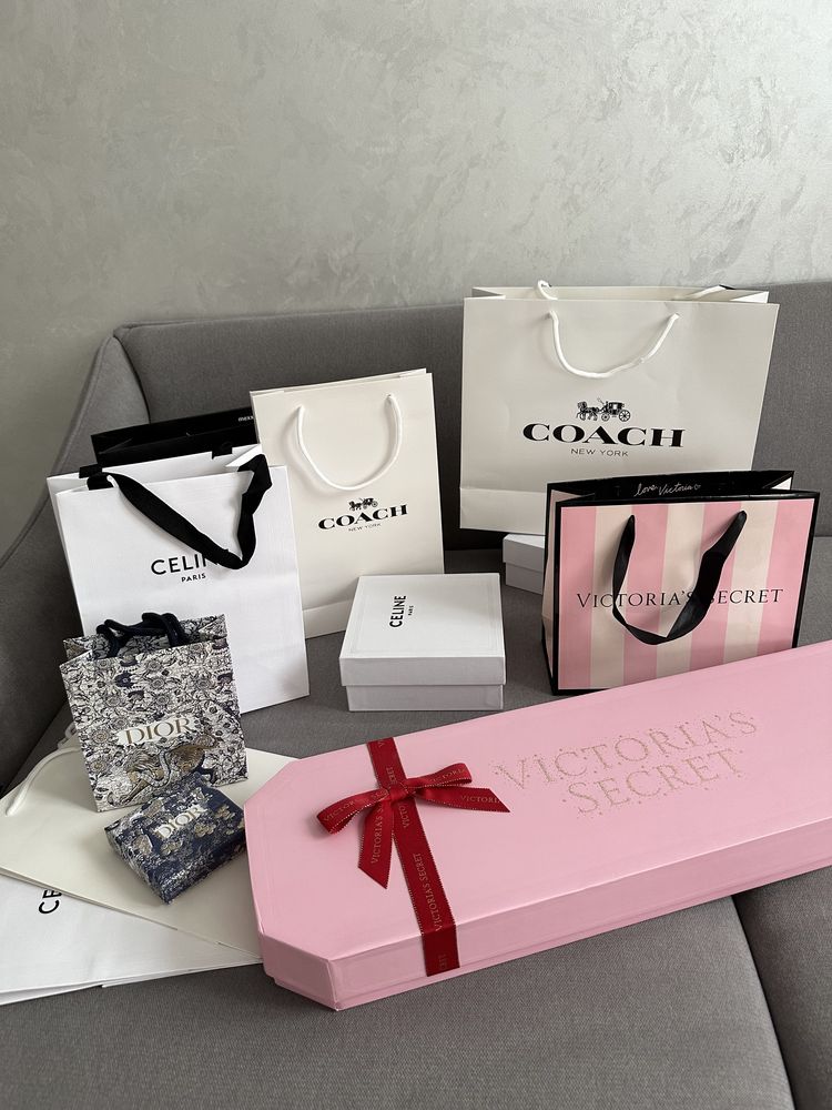 Брендовий пакет (Celine, Coach, Dior, Mexx, Victoria’s Secret)