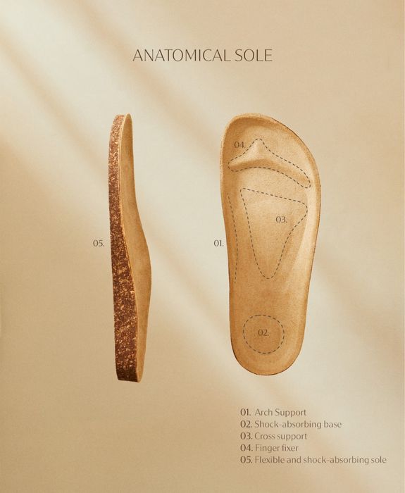 Chinelo Pele Cruzado Zara Home NOVO