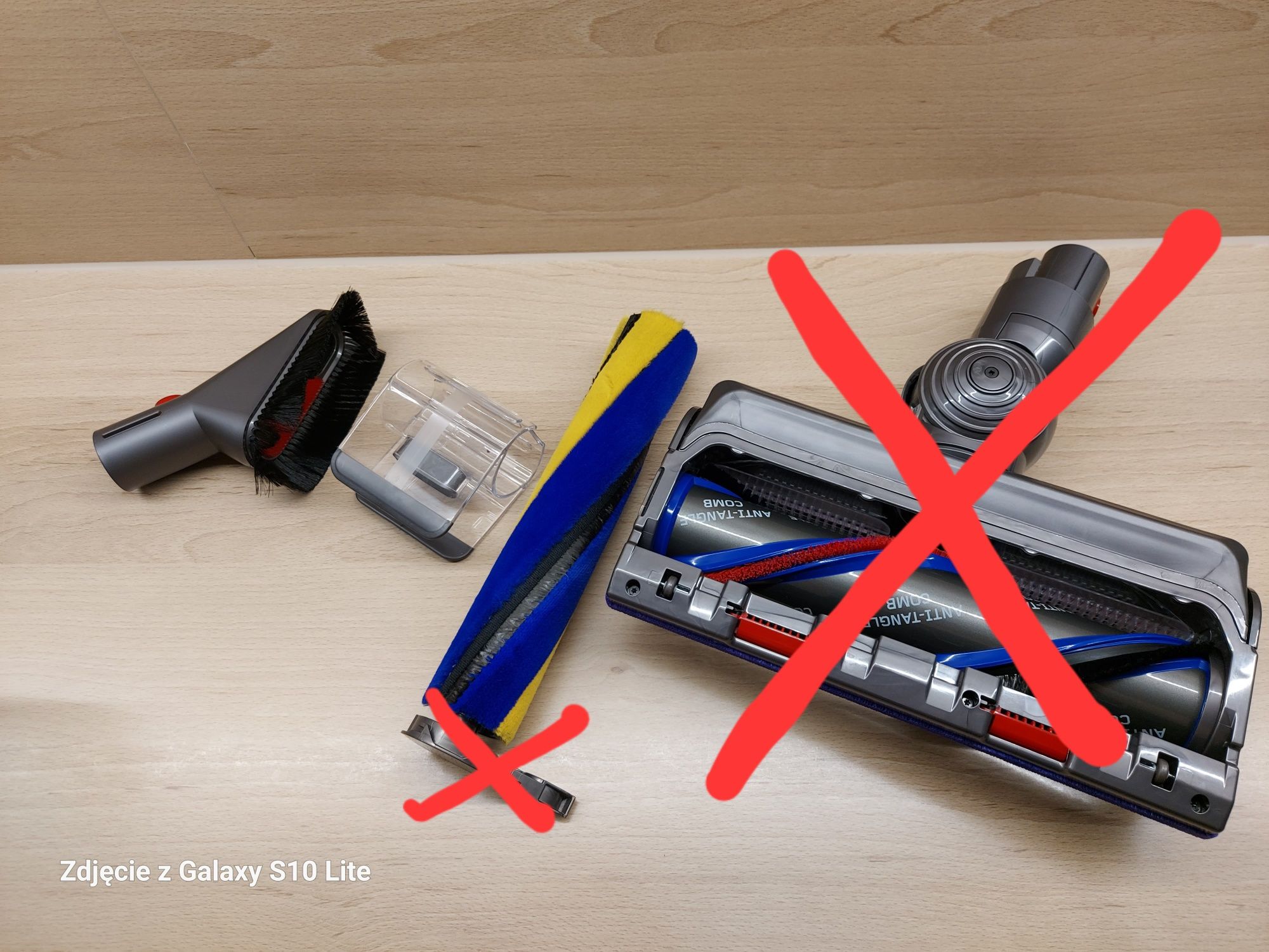 DYSON v15 - szczotki, końcówki, elementy NOWE
