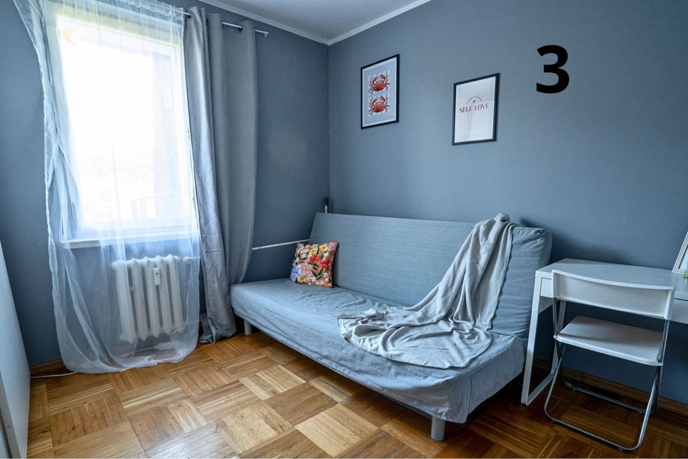 Na wynajem POKOJE 1-osobowe – Rondo Śródka – świeżo po remoncie!