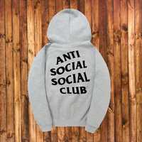 Bluza Anti Social Club super jakość z kapturem rozm.M  NOWA