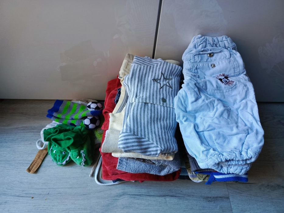 Zimowy zestaw ubrań r. 62 dla chłopca paka chłopięca zima Disney Miki